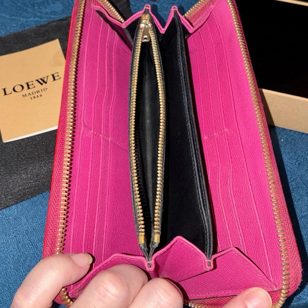 Loewe Leather Wallet in Box